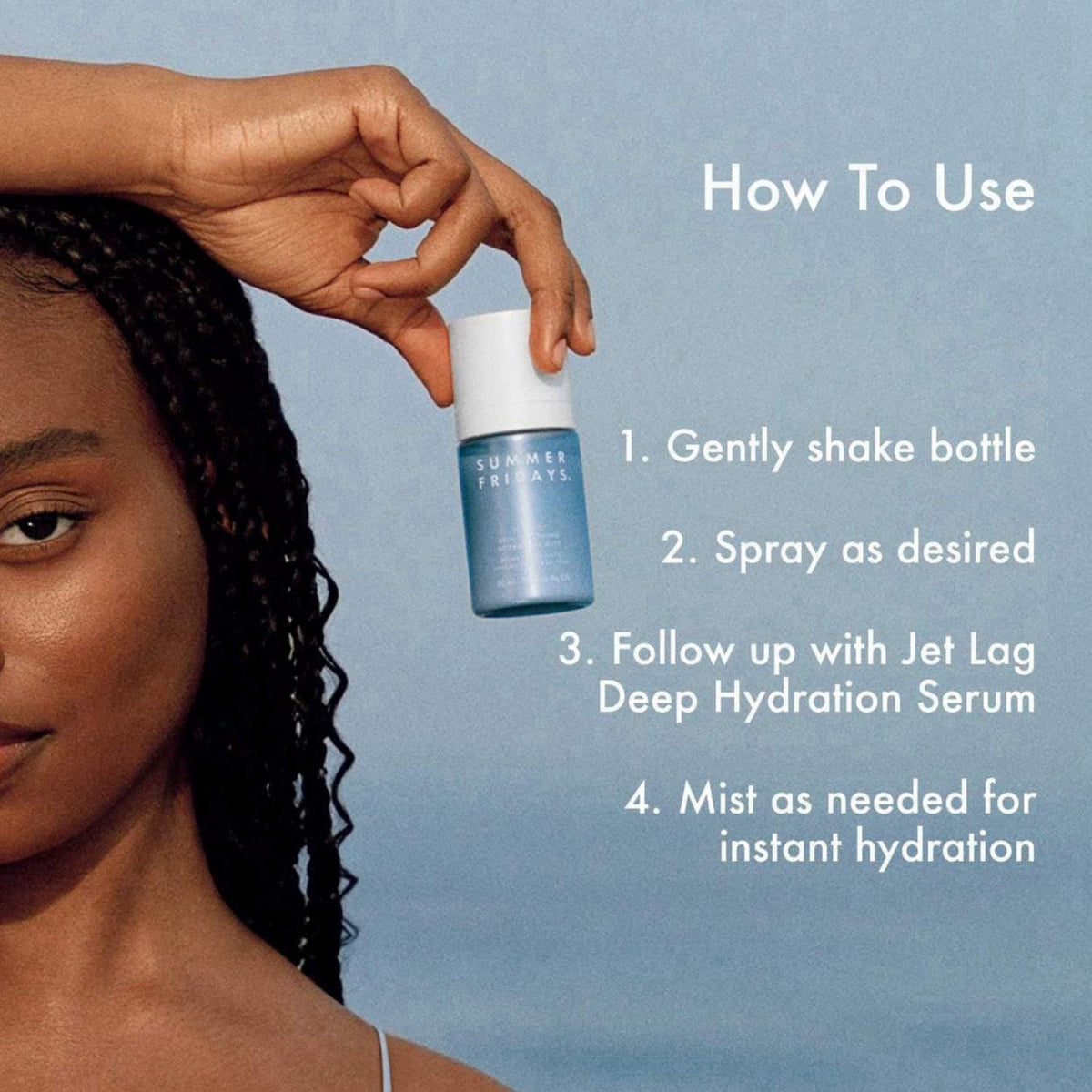 Summer Fridays – Facial Kits on display