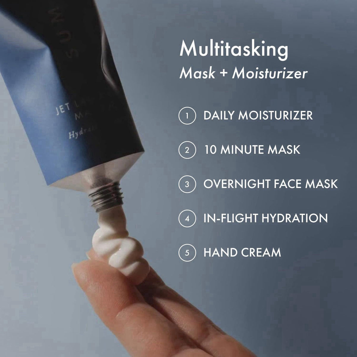 Summer Fridays Mini Jet Lag Mask - Hydrating Overnight Face Mask, Moisturizer + Eye Cream - Enriched with Hyaluronic Aci