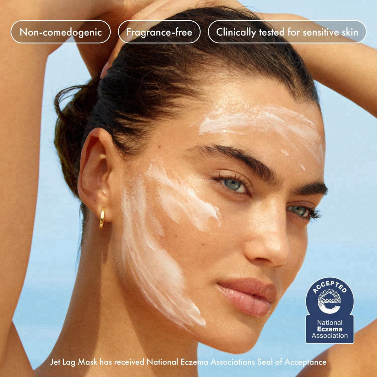 Summer Fridays Mini Jet Lag Mask - Hydrating Overnight Face Mask, Moisturizer + Eye Cream - Enriched with Hyaluronic Aci