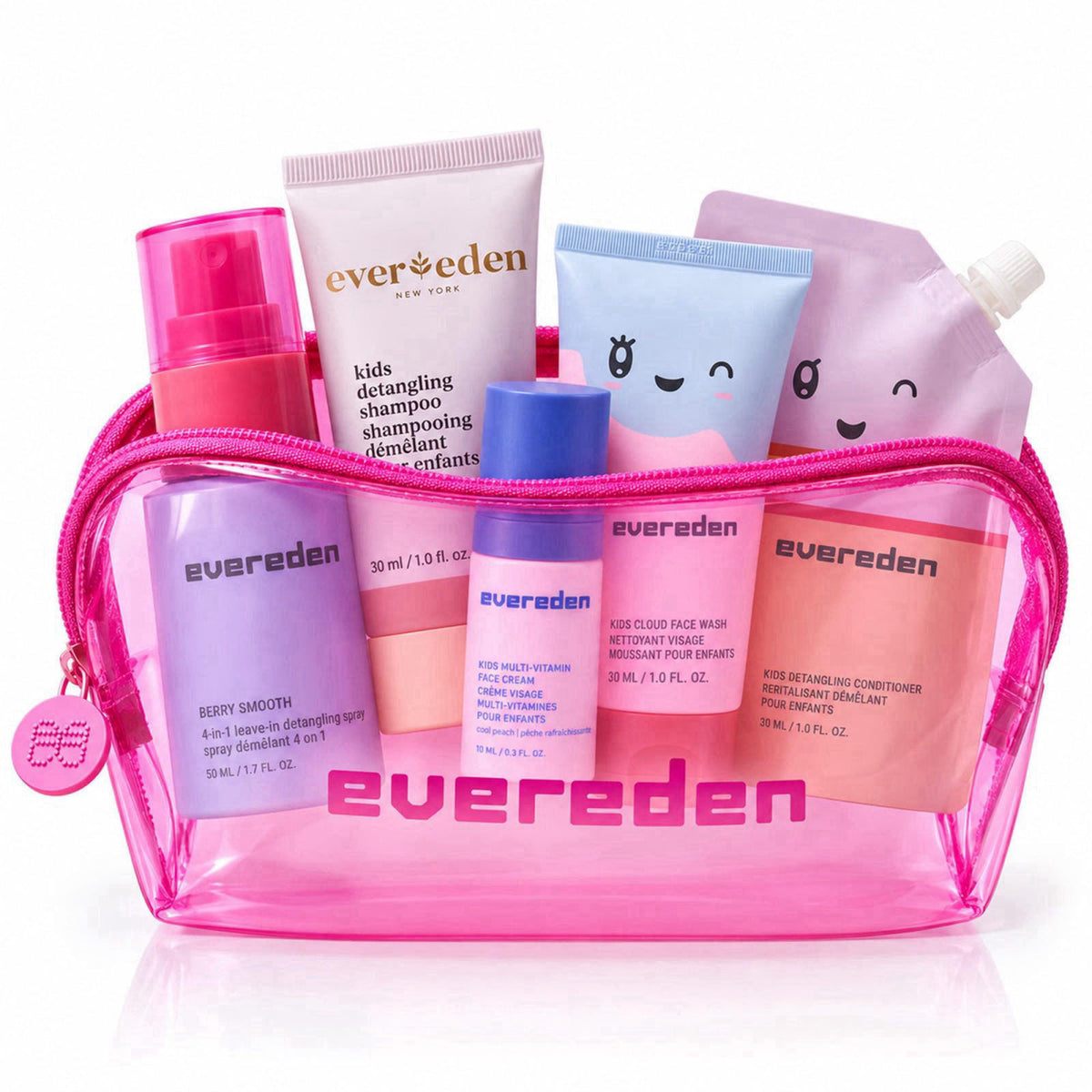 Evereden Kids Skin Care Gift Set for Girls, 6-Piece Gift Set with Bag – alternate angle