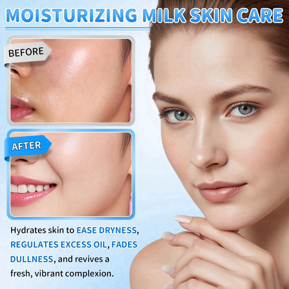 Rosawee 19PCS Milk Skincare for 10-12 Kids Girls Gift Set, Moisturizing Facial Kit – full view