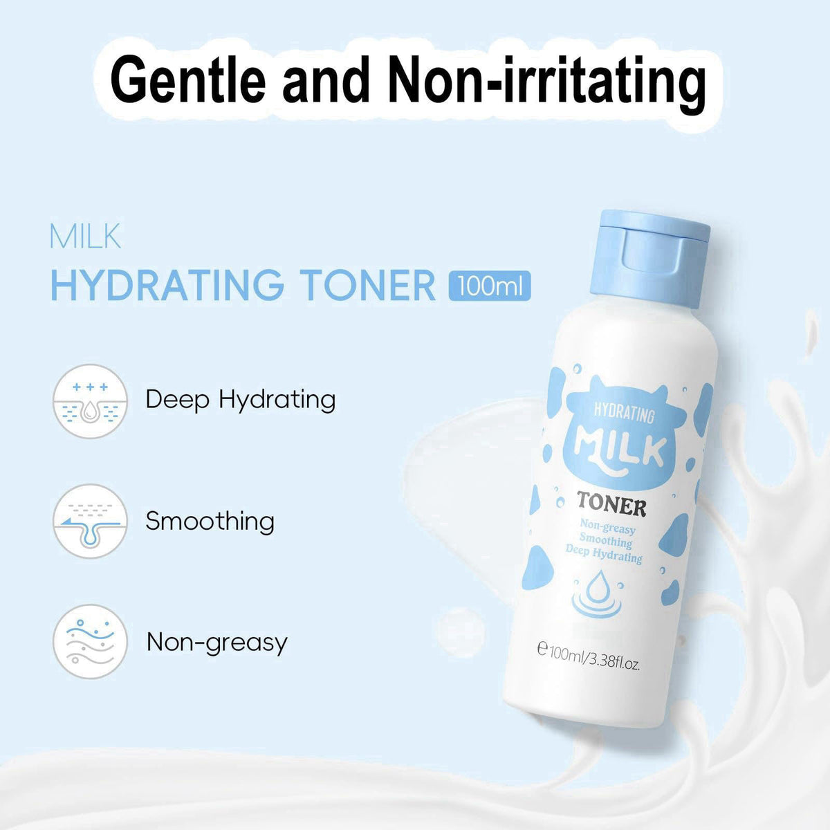 Vienflona Milk Skin Care Set for Kids & Teens, 12 IN 1 Gentle Moisturizing Milk Skin Care for Kids Girl Ages 8-12, Skin 