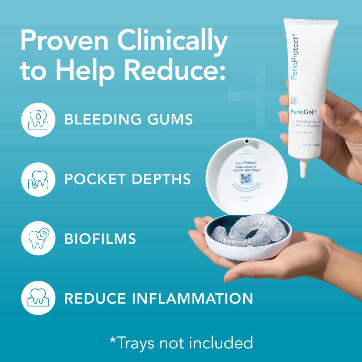 Perio Protect Perio Gel | Periodontal Treatment for Teeth | Promotes Teeth Whitening (3 oz.) – full view