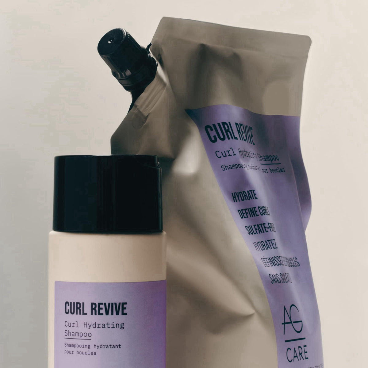 AG Care Curl Revive Curl Hydrating Shampoo, 10 Fl Oz – Shampoos on display
