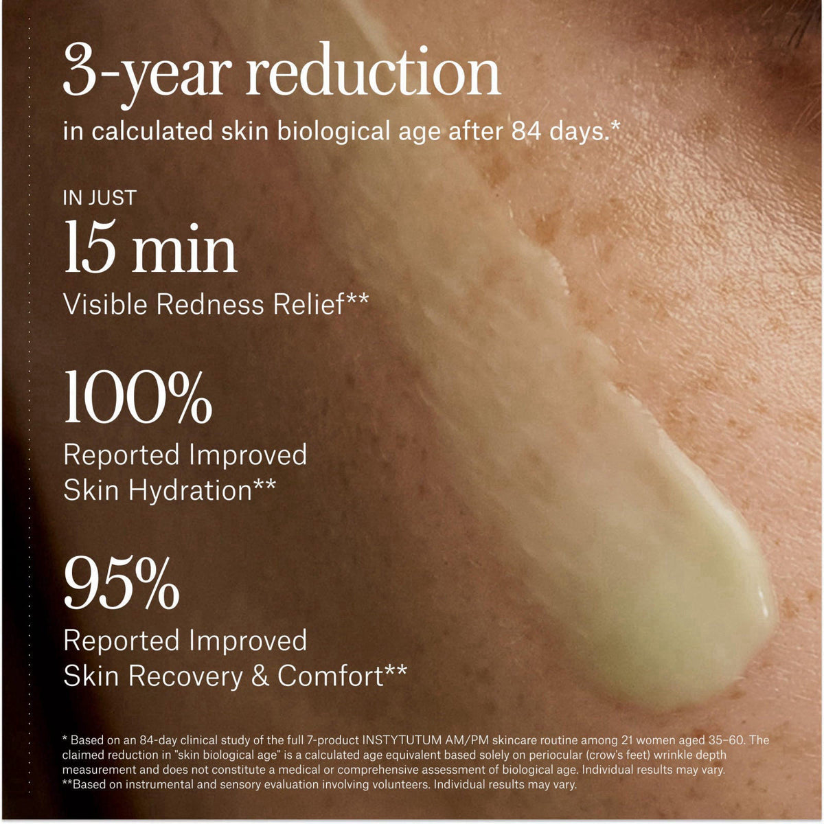 INSTYTUTUM SuperBiotic Face Cream - Ceramide Skin Barrier Moisturizer – back view and specifications