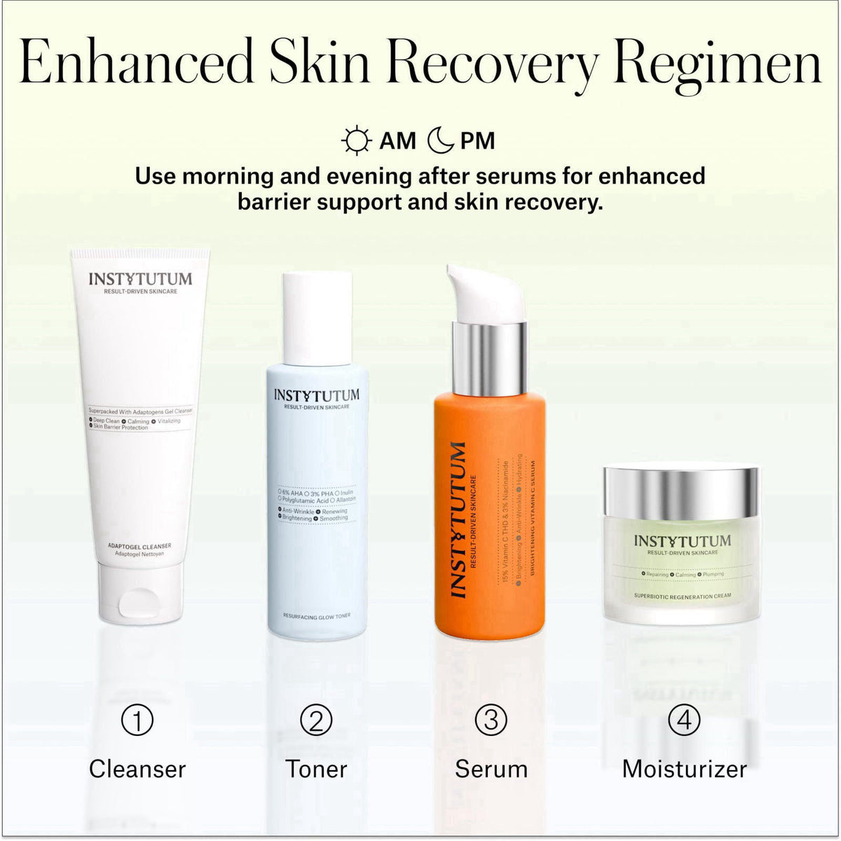 INSTYTUTUM – Face Moisturizers on display