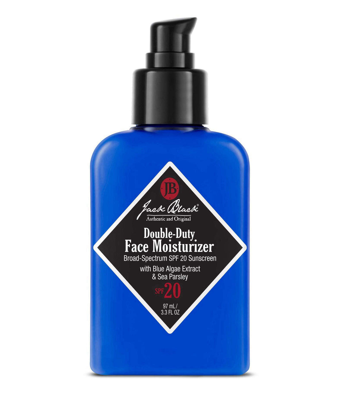 Jack Black Double-Duty Face Moisturizer with SPF 20 Sunscreen – close-up detail