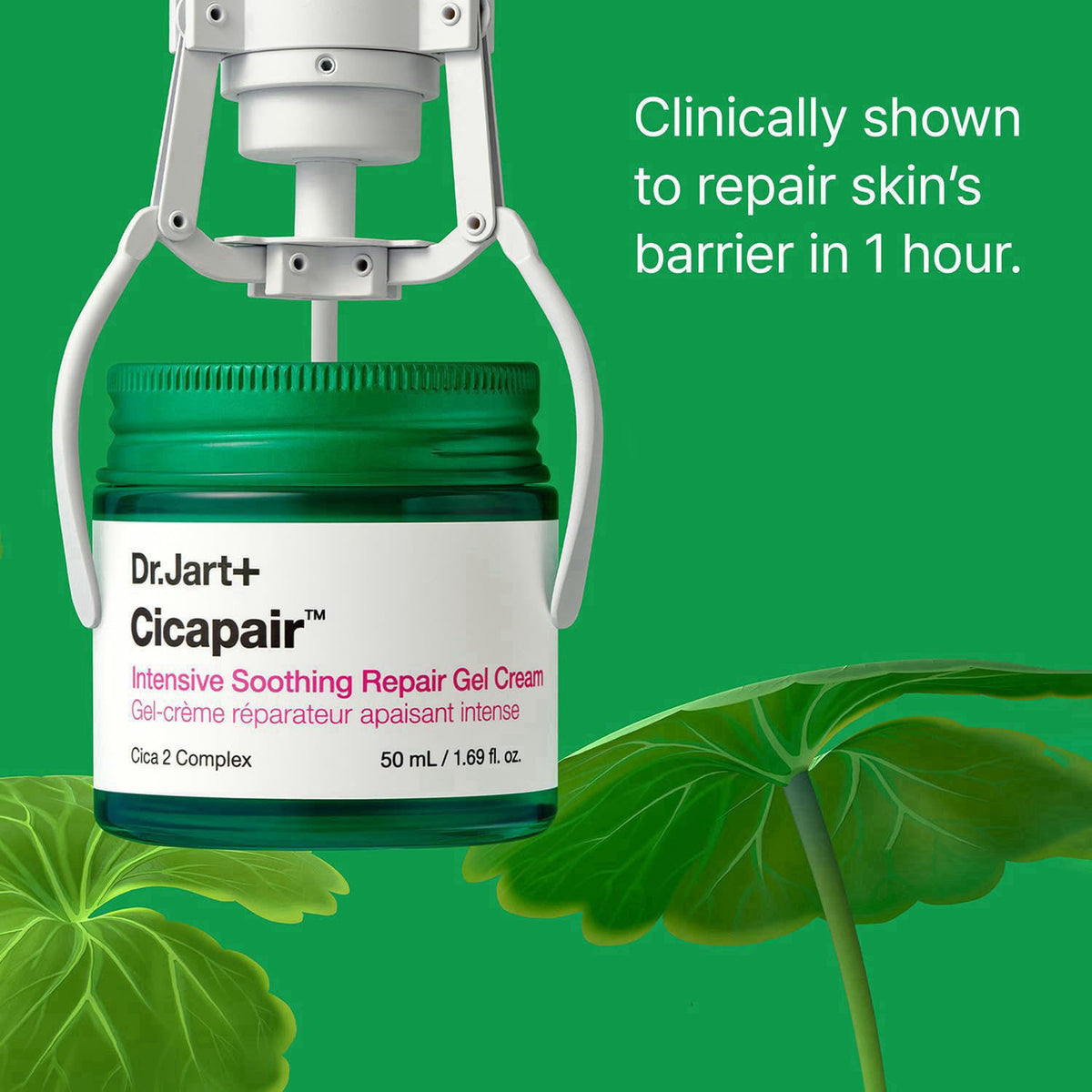 Dr.Jart+ Cicapair Cooling Gel Korean Face Moisturizer for Redness and Sensitive Skin with Centella Asiatica | Korean Ski