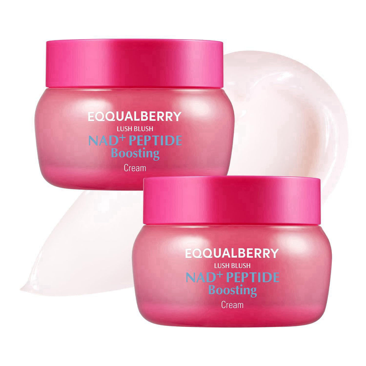 EQQUALBERRY NAD+ Peptide Boosting Firming Cream, 1.69 fl oz, Pack of 2 – product photo (Neck &amp; Décolleté)