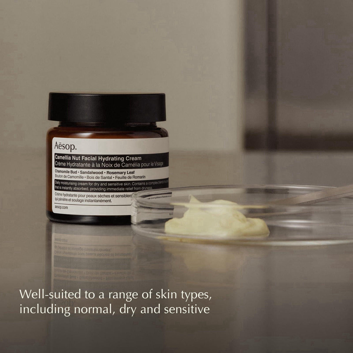 Aesop Camellia Nut Facial Hydrating Cream, Hydrates and Softens, 2.1oz – alternate angle