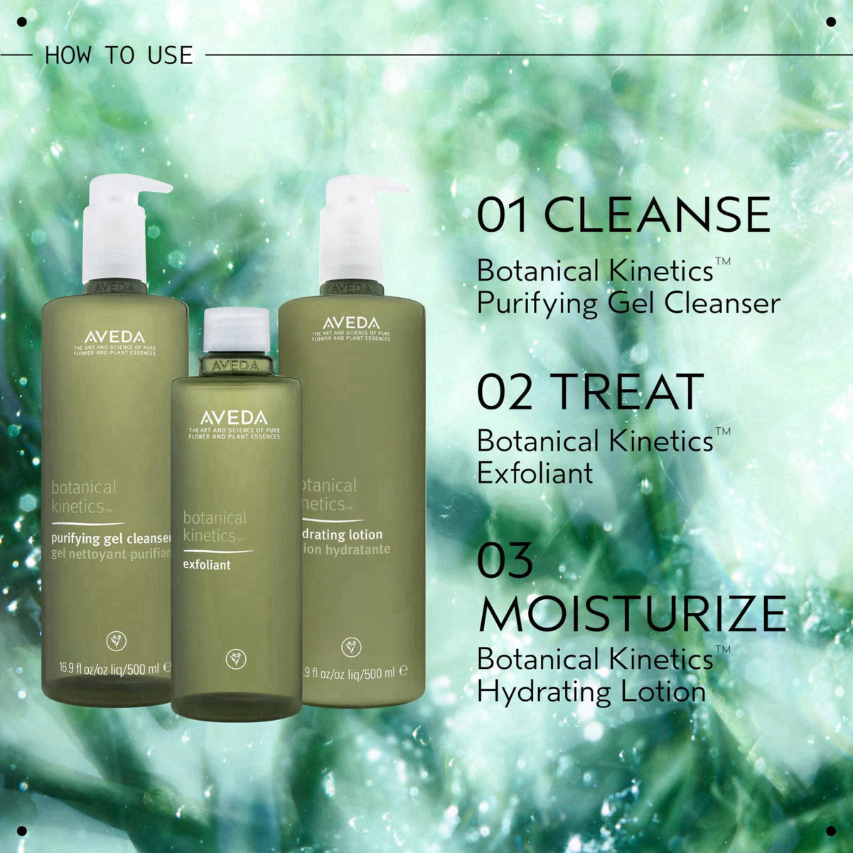 Aveda Botanical Kinetics Hydrating Lotion | Daily Face Moisturizer for All Skin Types | with Coconut, Jojoba, Caffeine, 