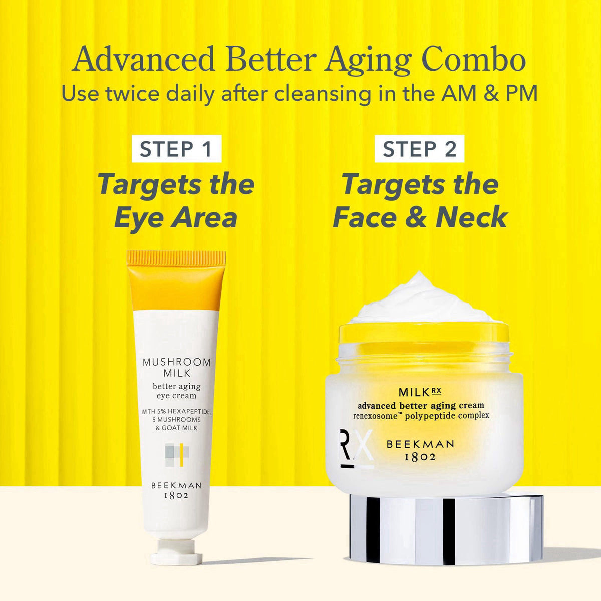 Beekman 1802 – Face Moisturizers on display