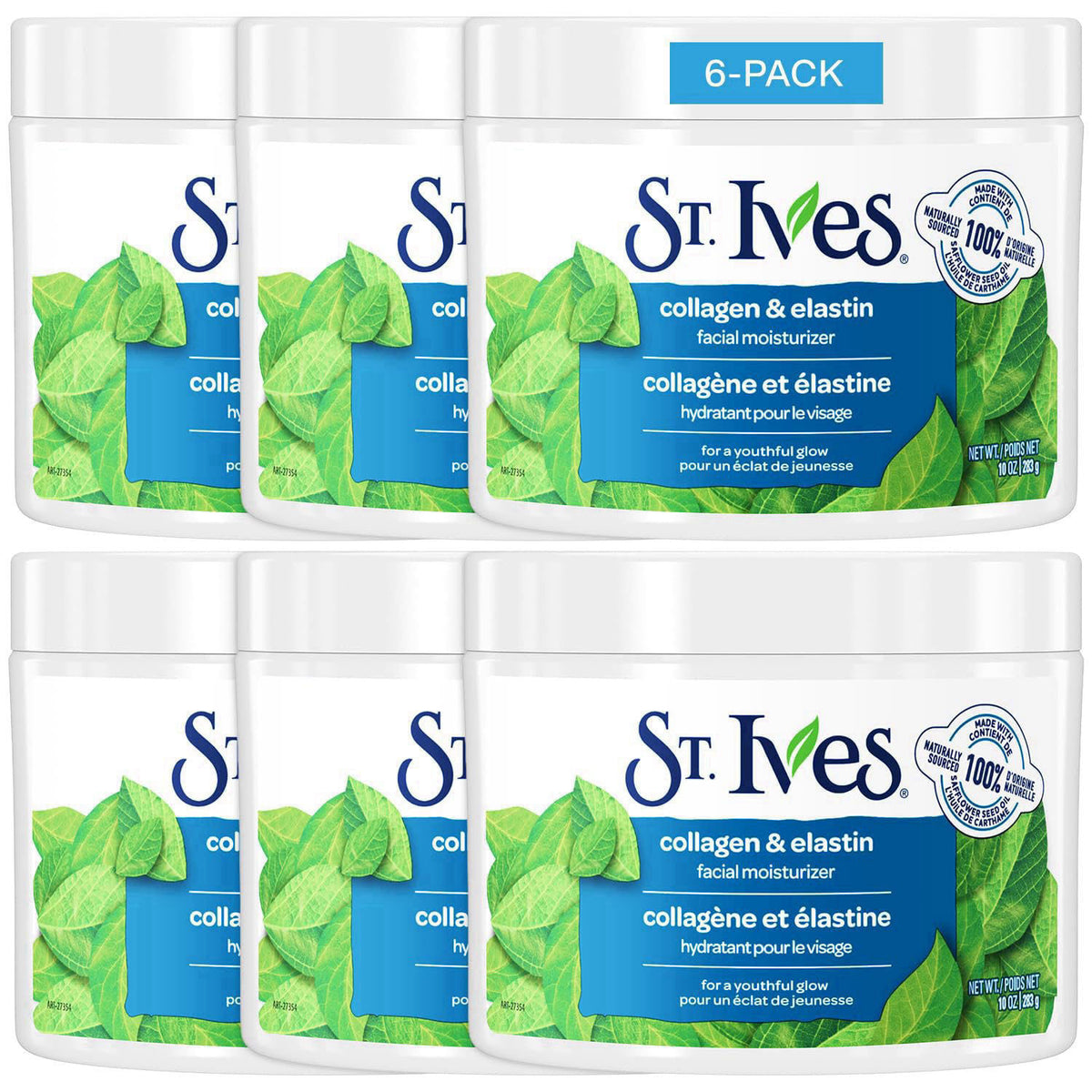 St. Ives Face Lotion 6-Pack – Collagen & Elastin Renewing Facial Moisturizer, Anti-Aging, 10 Oz Ea – product photo (Face