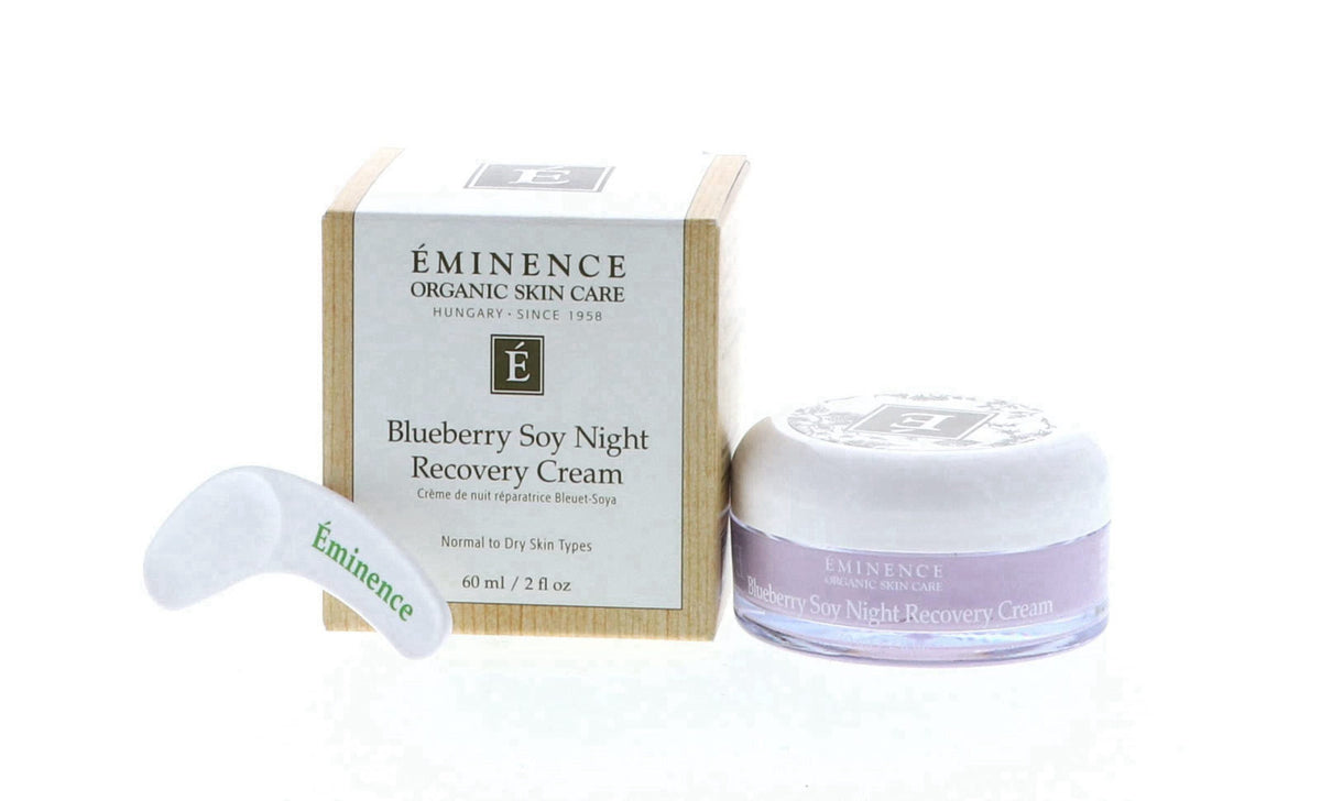 Eminence Blueberry Soy Night Recovery Cream for Unisex - 2 oz Cream – full view