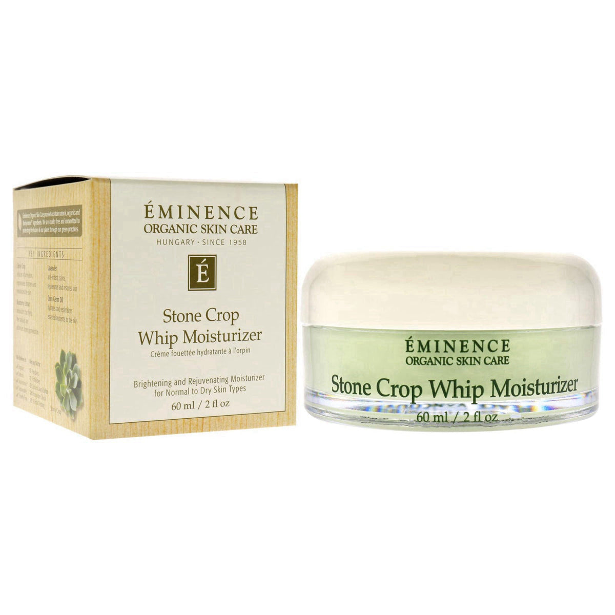 Eminence Organic Stone Crop Whip Moisturizer, 2 fl.oz – full view