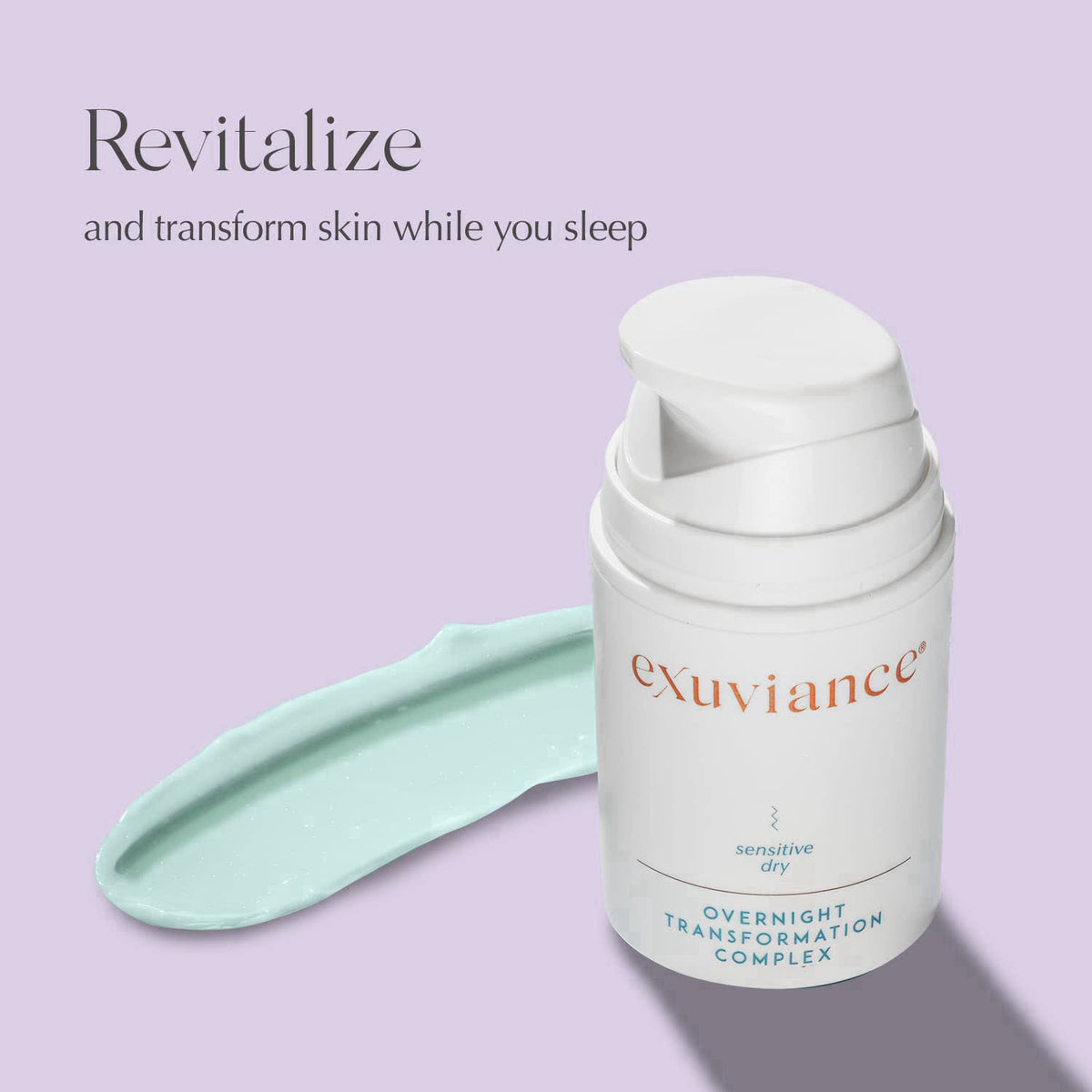 EXUVIANCE Overnight Transformation Complex Hydrating Night Cream with Hyaluronic Acid, Non-Comedogenic 50 g. – packaging