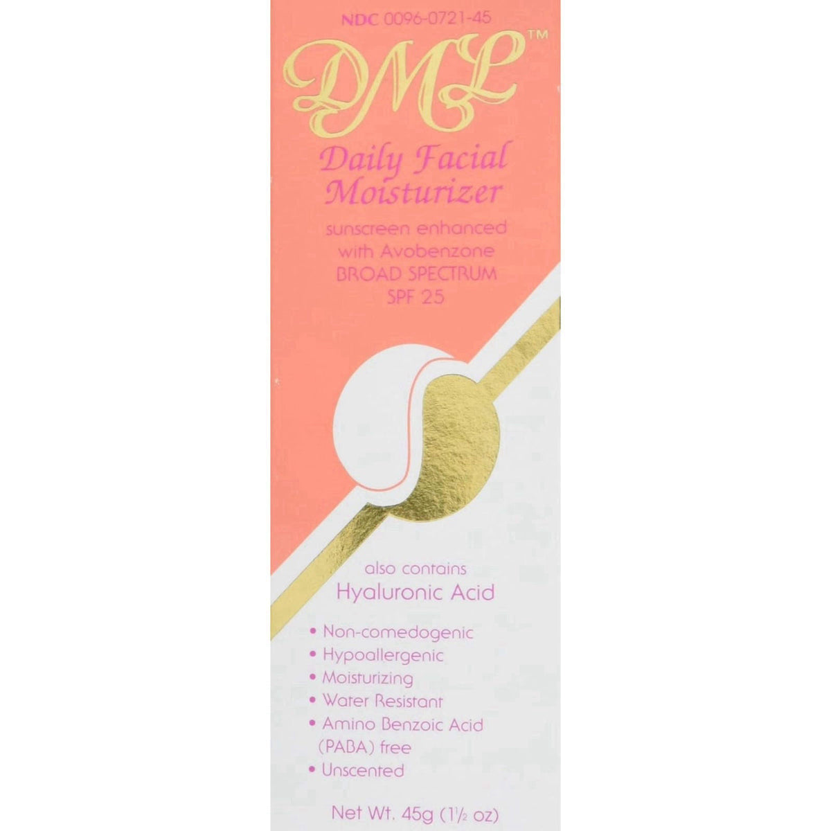 DML Facial Moisturizer SPF 25 1.50 oz (Pack of 2) – product photo (Face Moisturizers)