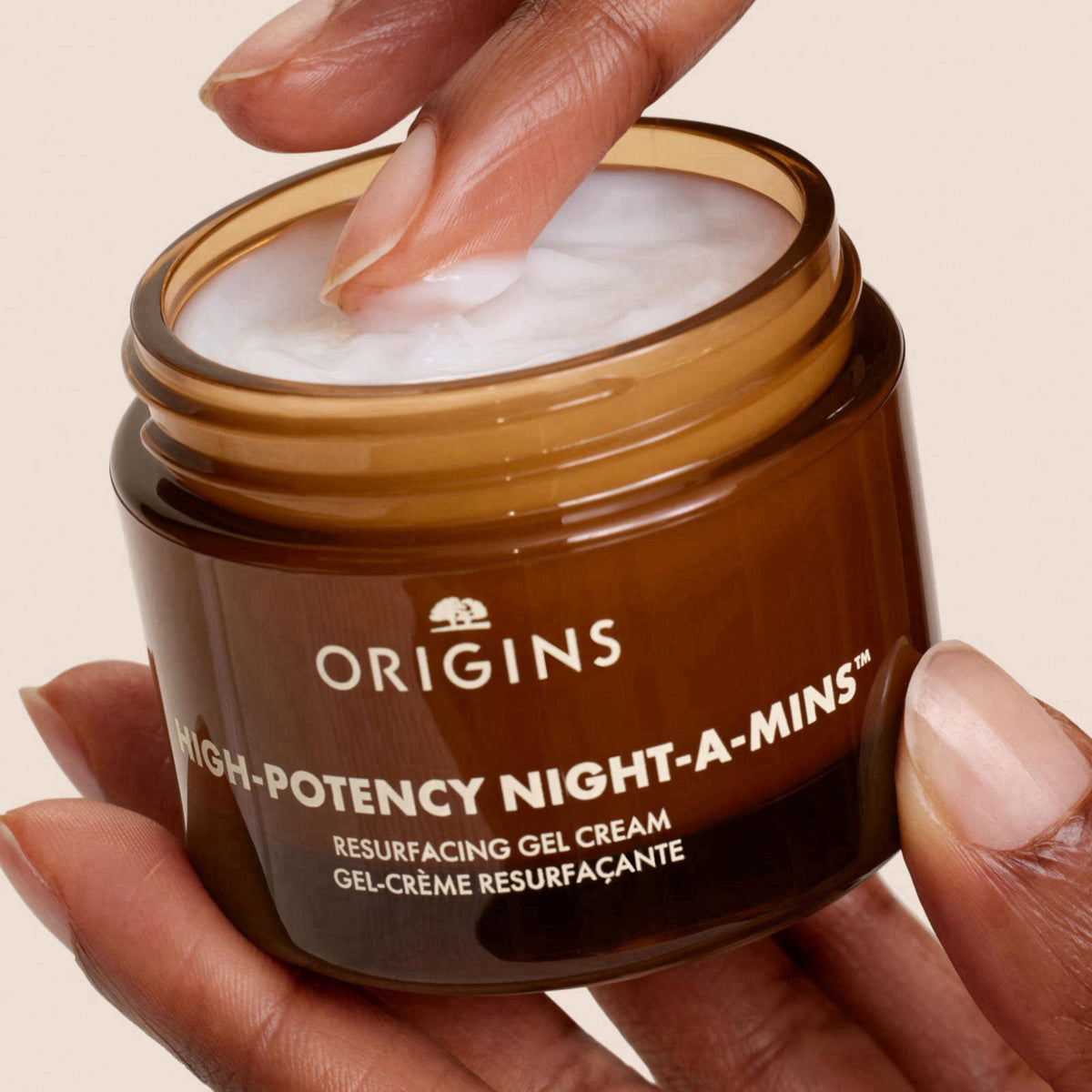 Origins High-Potency Night-A-Mins Resurfacing Face Moisturizer with Jojoba | Night Cream, 1.7 Fl Oz – packaging and labe