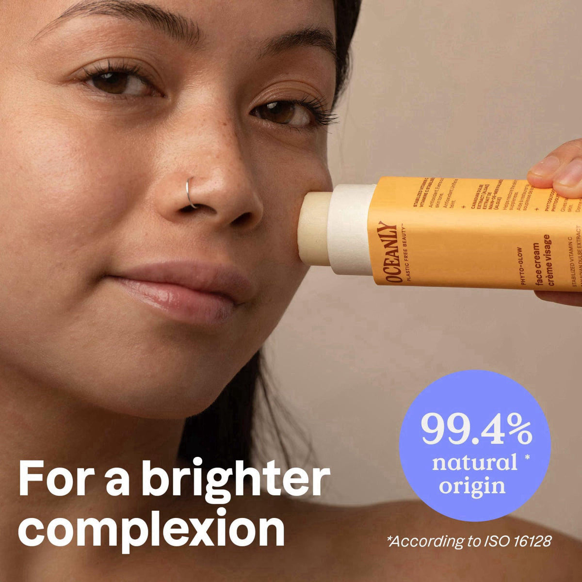 ATTITUDE Oceanly Face Cream Bar, EWG Verified, Plastic-free, Plant and Mineral-Based Ingredients, Vegan and Cruelty-free