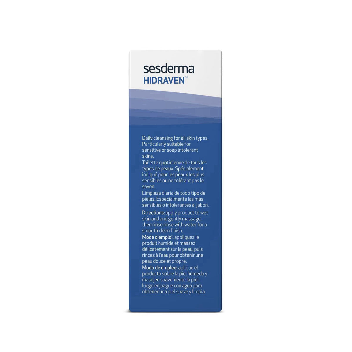 Sesderma HIDRAVEN Foamy Soap-Free Cream, Gentle Face Wash, 10.14 fl oz – full view