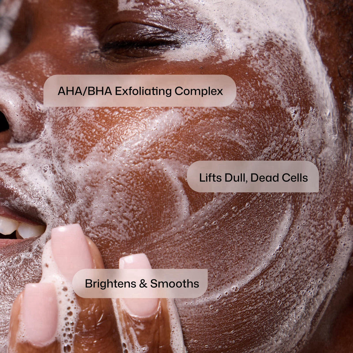 Revision Skincare Brightening Face Wash with AHA & BHA Exfoliants – full view