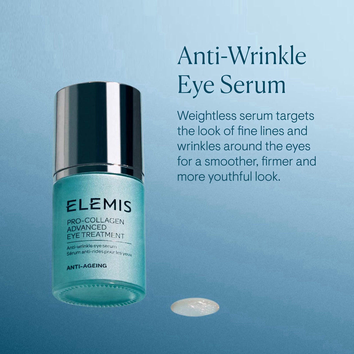 ELEMIS Pro-Collagen Advanced Eye Treatment, Daily Eye Serum, 15ml Travel – close-up detail