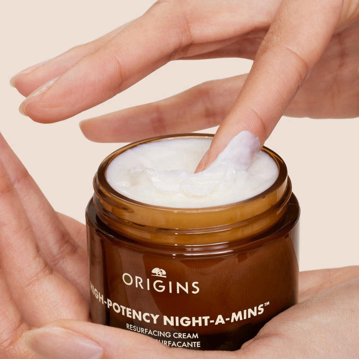 Origins High-Potency Night-A-Mins Resurfacing Face Moisturizer with Jojoba | Night Cream, 1.7 Fl Oz – packaging and labe
