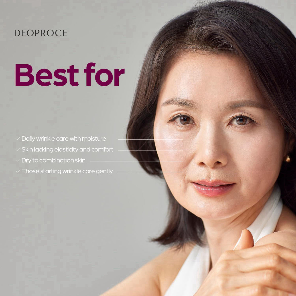 Deoproce SYN-AKE Intensive Wrinkle Care Cream 100g – Brightening & Smoothing Facial Moisturizer with Peptide, Niacinamid