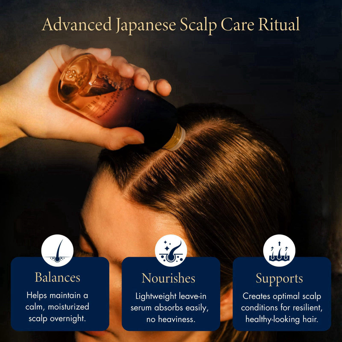 YOLU - Scalp Serum with Rosemary Extract - Japanese Overnight Scalp Treatment for Dry, Oily, Itchy & Sensitive Skin - Le
