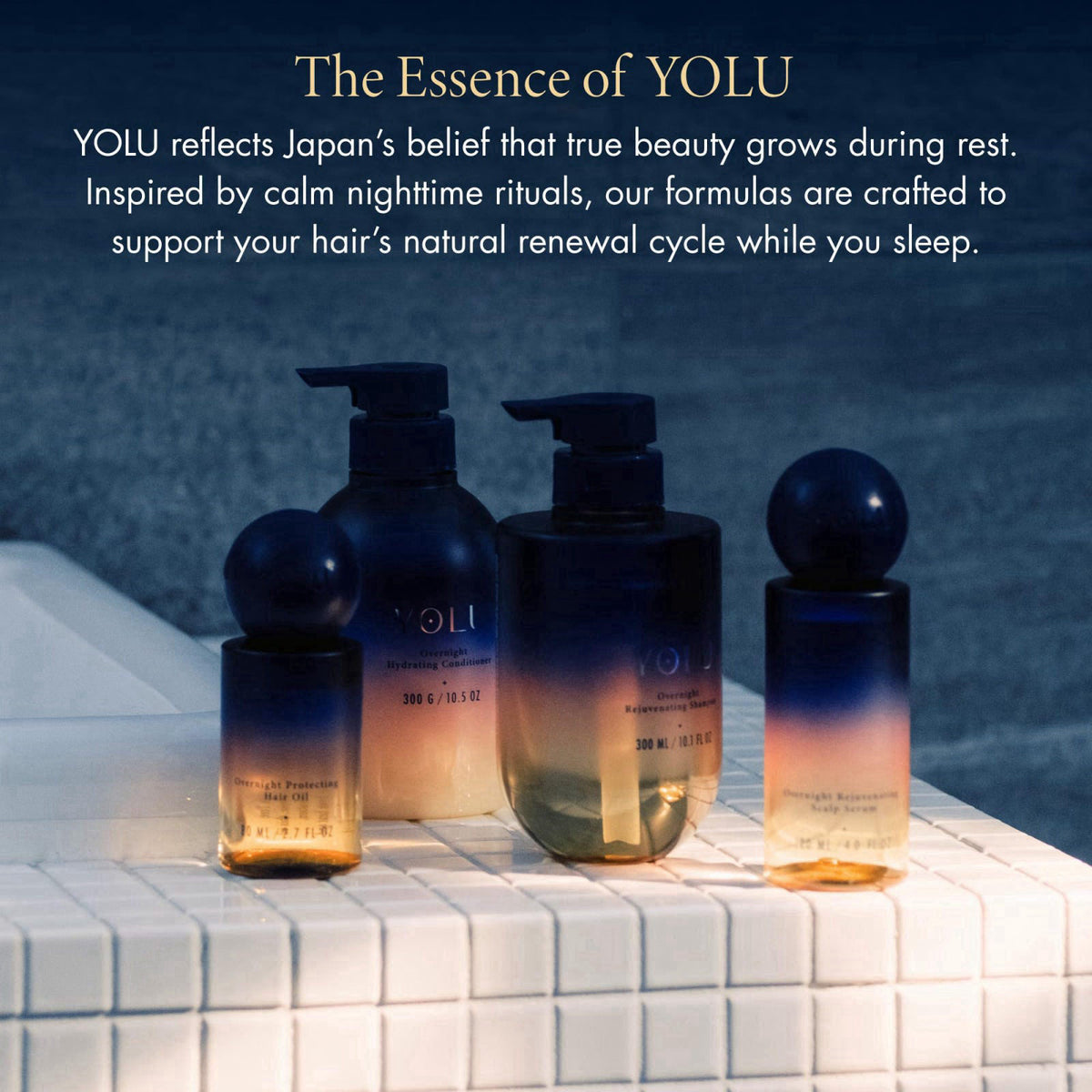 YOLU – Serums on display