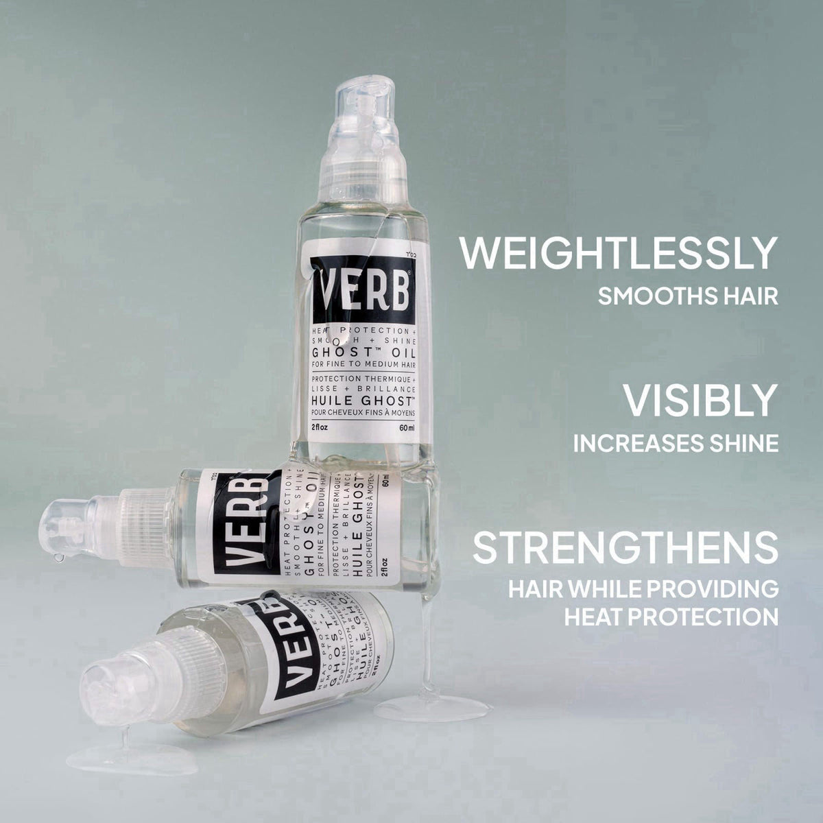 VERB Ghost Weightless Fine Hair Oil | For Styling + Heat Protection – close-up detail