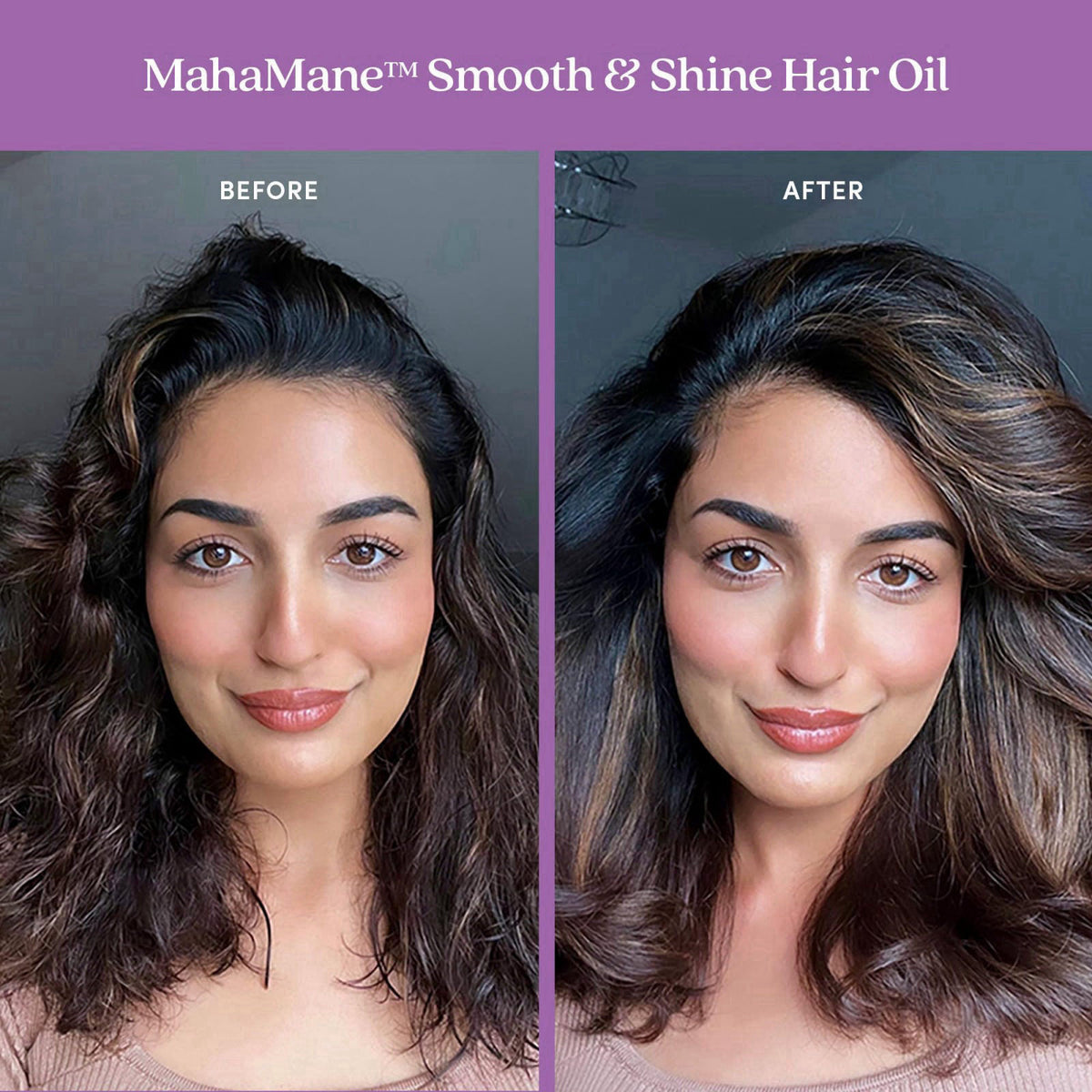 Fable & Mane Fable and Mane MahaMane Smooth & Shine Hair Serum - Protective Oil Treatment for Dry, Damaged Hair. 1.8FL o