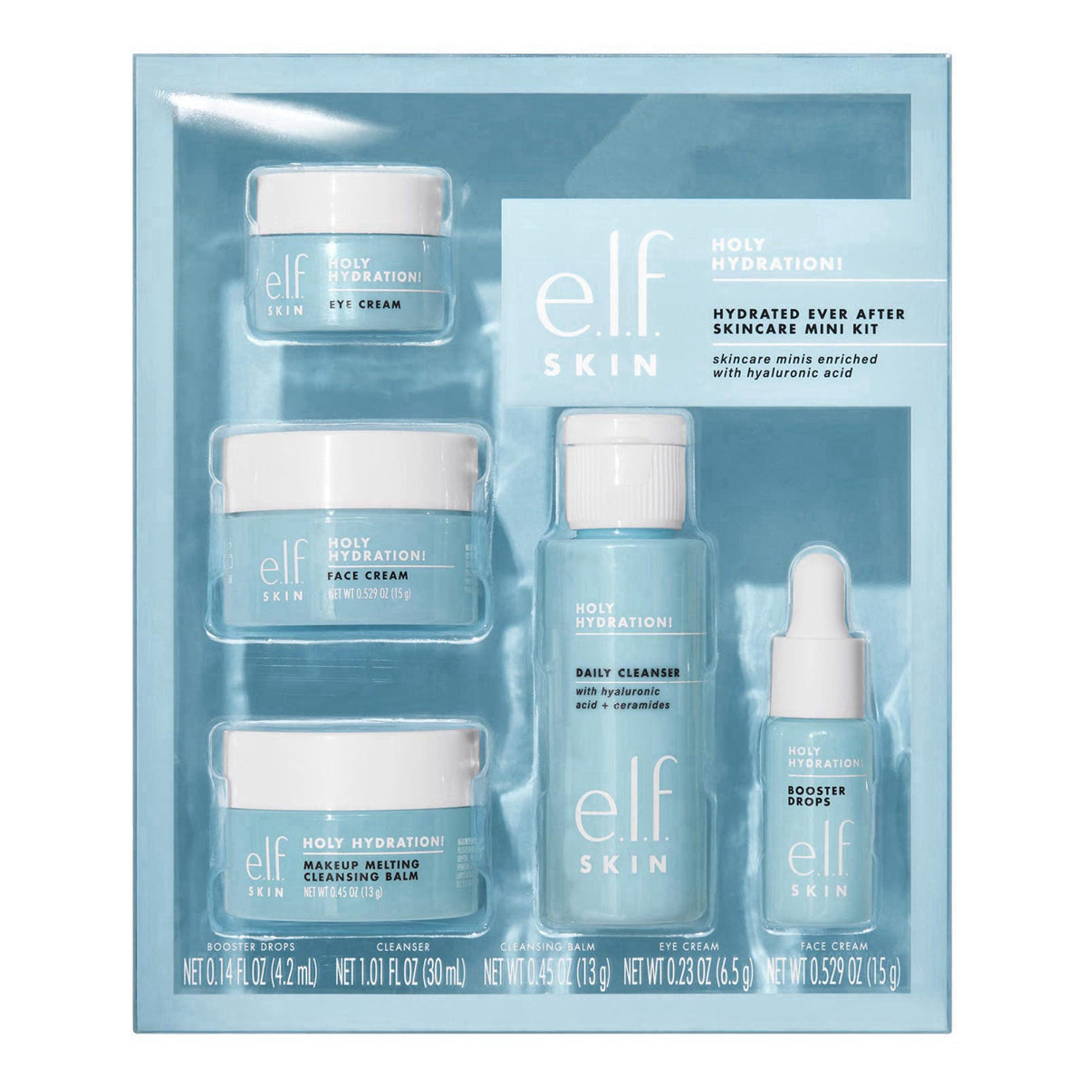e.l.f. SKIN Holy Hydration! Hydrated Ever After Skincare Mini Kit, Travel – product photo (Facial Kits)