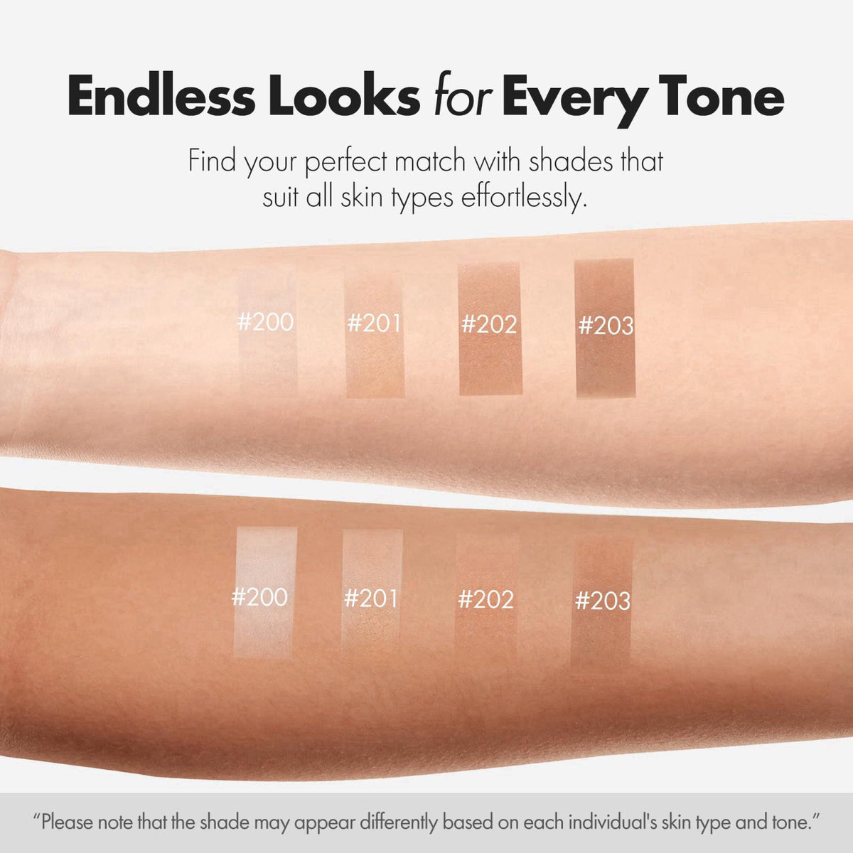 ELROEL Blanc Cover Cream Stick V White - Korean Foundation (#201 Light) – back view and specifications