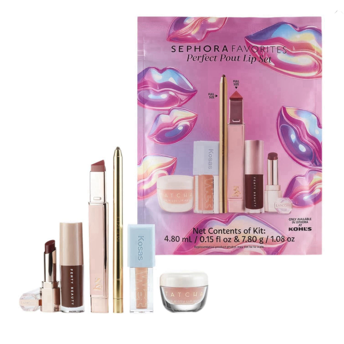 SEPHORA Favorites Perfect Pout 6-Piece Lip Set – product photo (Lip Glosses)