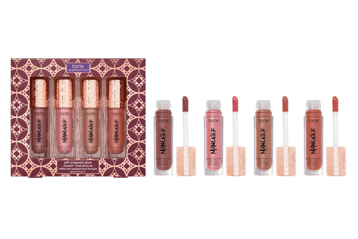 tarte maneater blush & glow cheek plump – Lightweight Cheek Tint & Illuminator with Coconut Water, Hyaluronic Acid & Vit