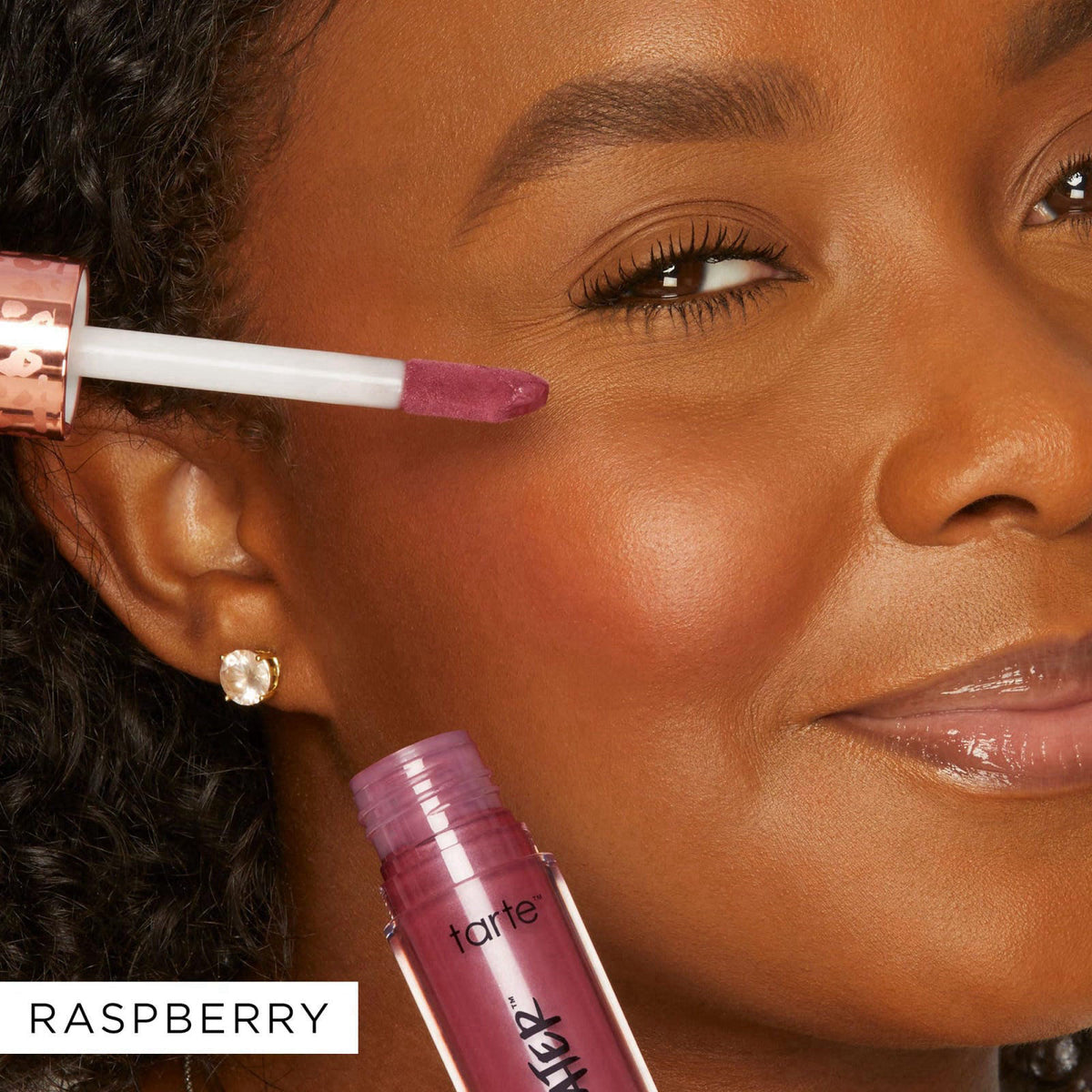 tarte maneater blush & glow cheek plump – Lightweight Cheek Tint & Illuminator with Coconut Water, Hyaluronic Acid & Vit