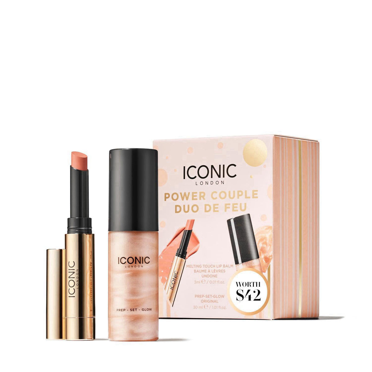 ICONIC LONDON Makeup Set for Natural Glow | Power Couple – product photo (Makeup Sets)