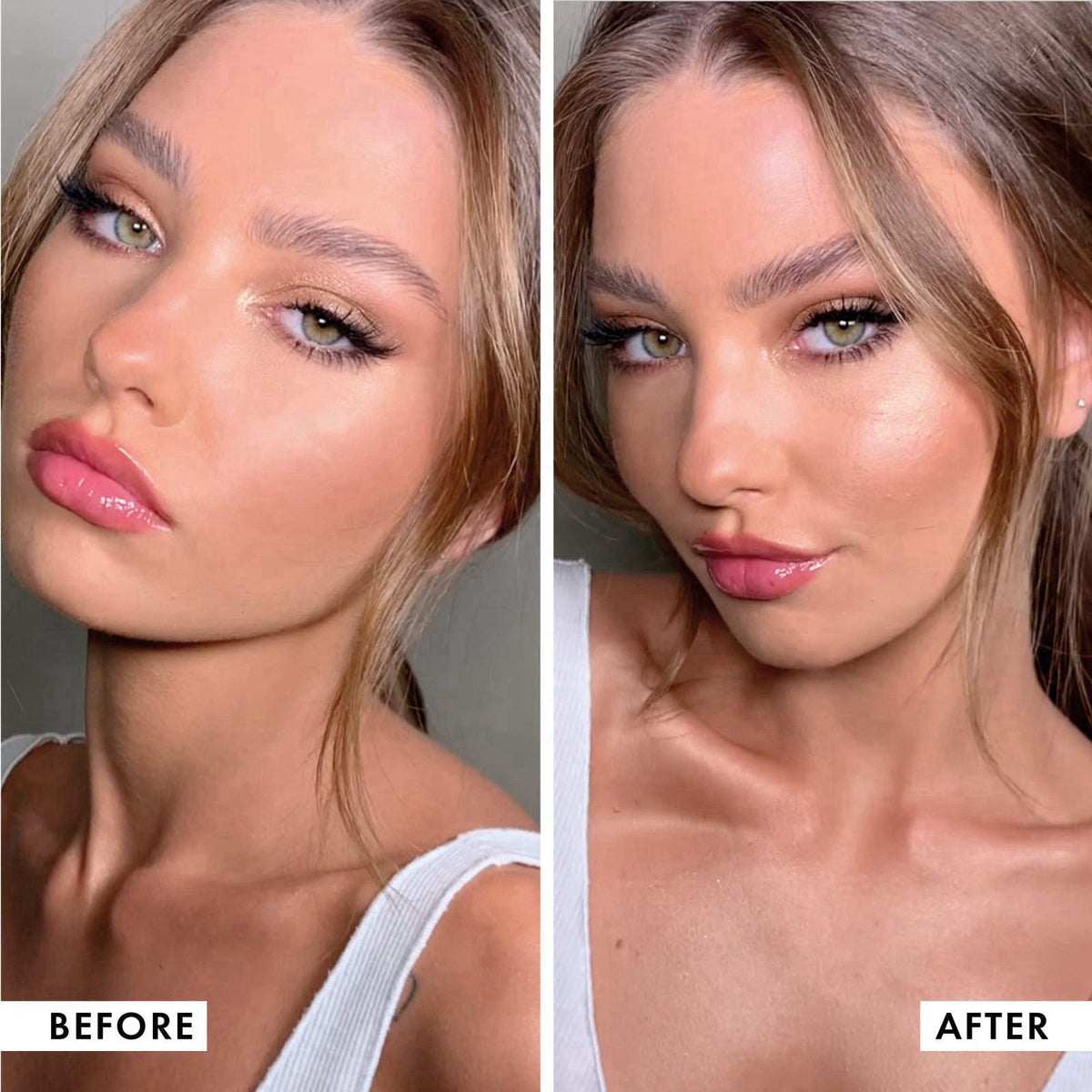 ICONIC LONDON Makeup Set for Natural Glow | Power Couple – back view and specifications