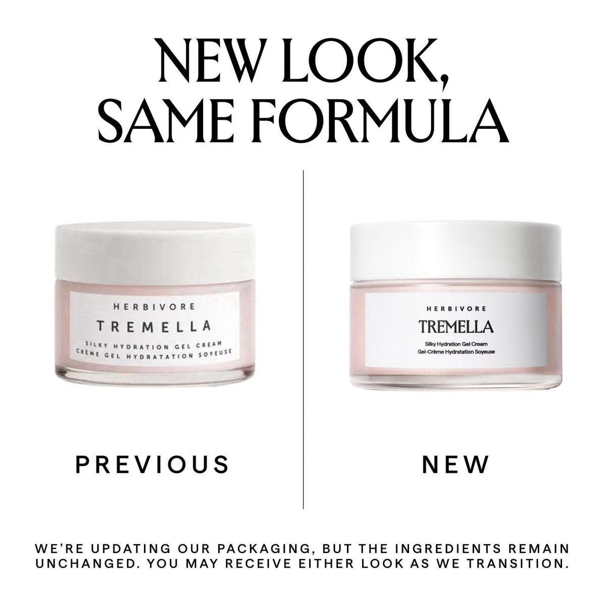 HERBIVORE Tremella Gel Face Cream | Lightweight, Silky Hydration, 1.7 oz – close-up detail