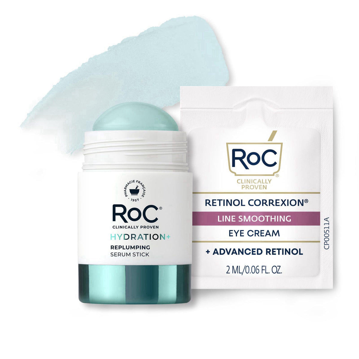 RoC Hydration+ Replumping Serum Stick, Hyaluronic Acid & Peptides, 0.7 oz – product photo (Serums)