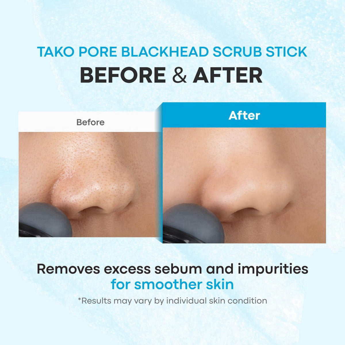 TONYMOLY Tako Pore Scrub Stick Duo, Deep Pore Charcoal Blackhead Exfoliator – alternate angle