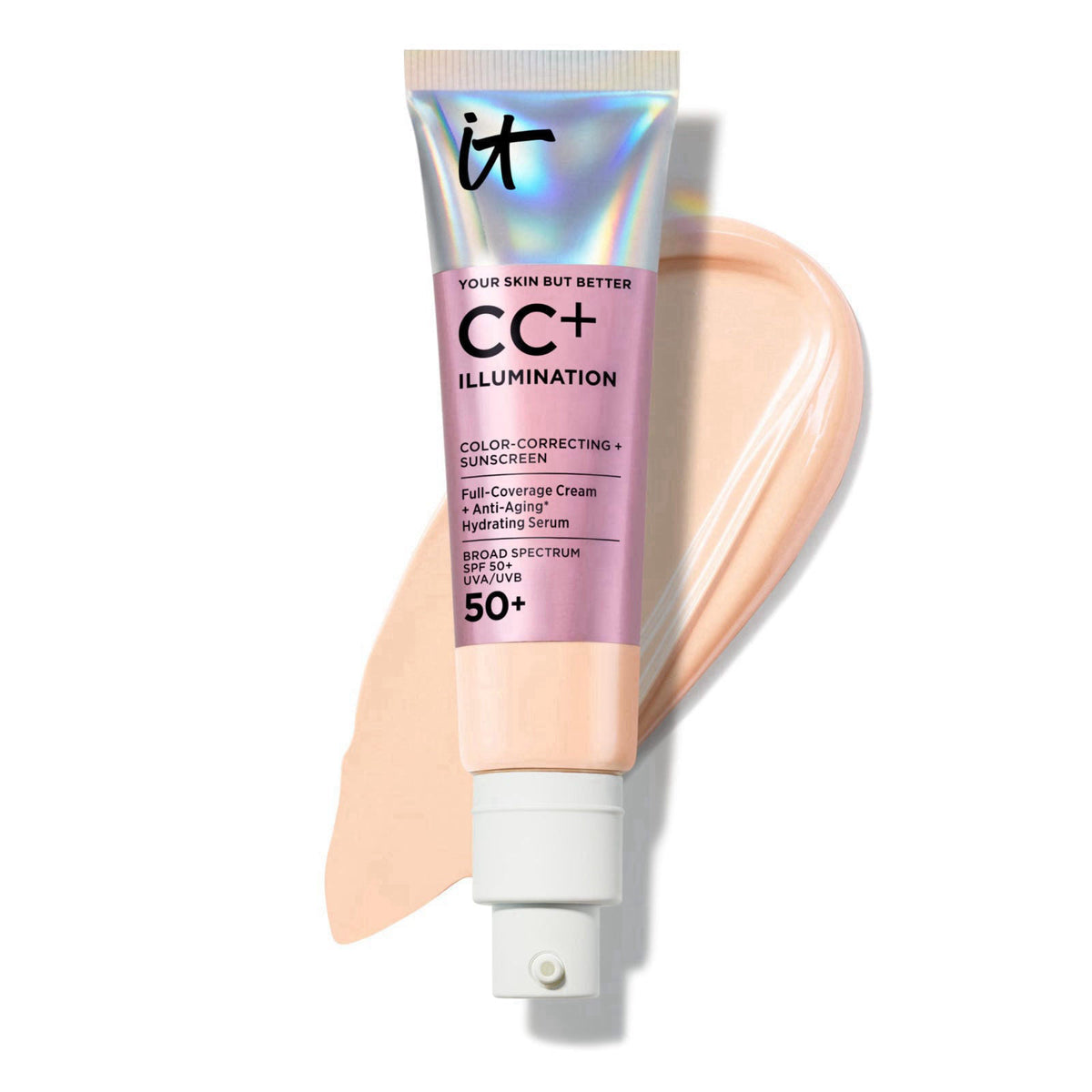 IT Cosmetics CC+ Cream Illumination Radiant Foundation with SPF 50+ – product photo (CC Creams)