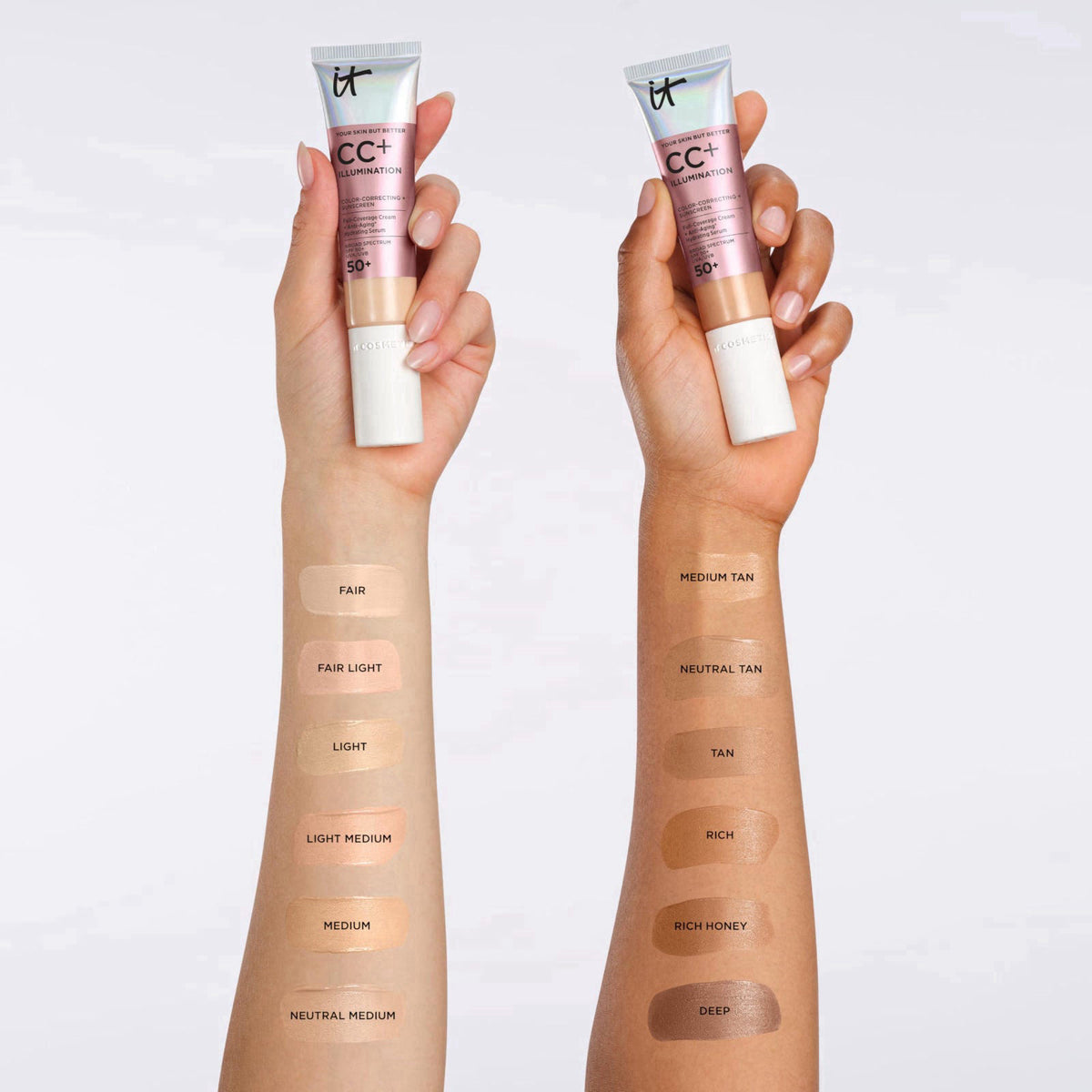 IT Cosmetics CC+ Cream Illumination Radiant Foundation with SPF 50+ – alternate angle