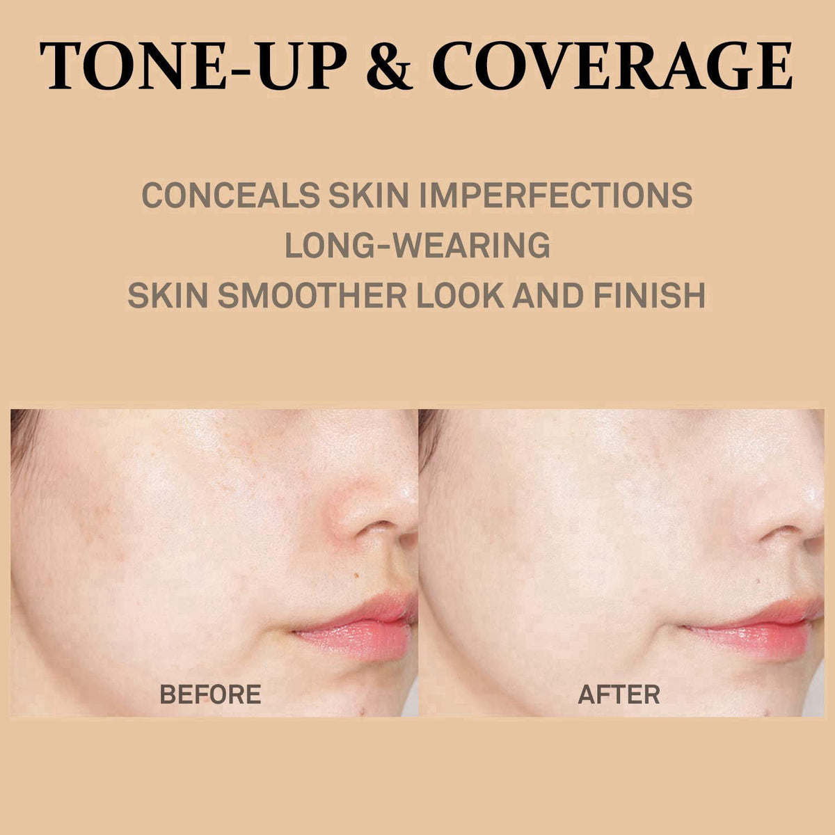 COSNORI Tone-up Care Set – back view and specifications