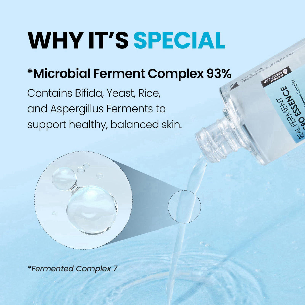 DERMALOGY by NEOGENLAB NEOGEN Dermalogy Real Ferment Micro Essence, 5.07 oz (150ml) – packaging and label