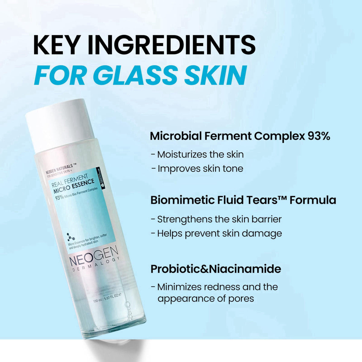 DERMALOGY by NEOGENLAB NEOGEN Dermalogy Real Ferment Micro Essence, 5.07 oz (150ml) – full view