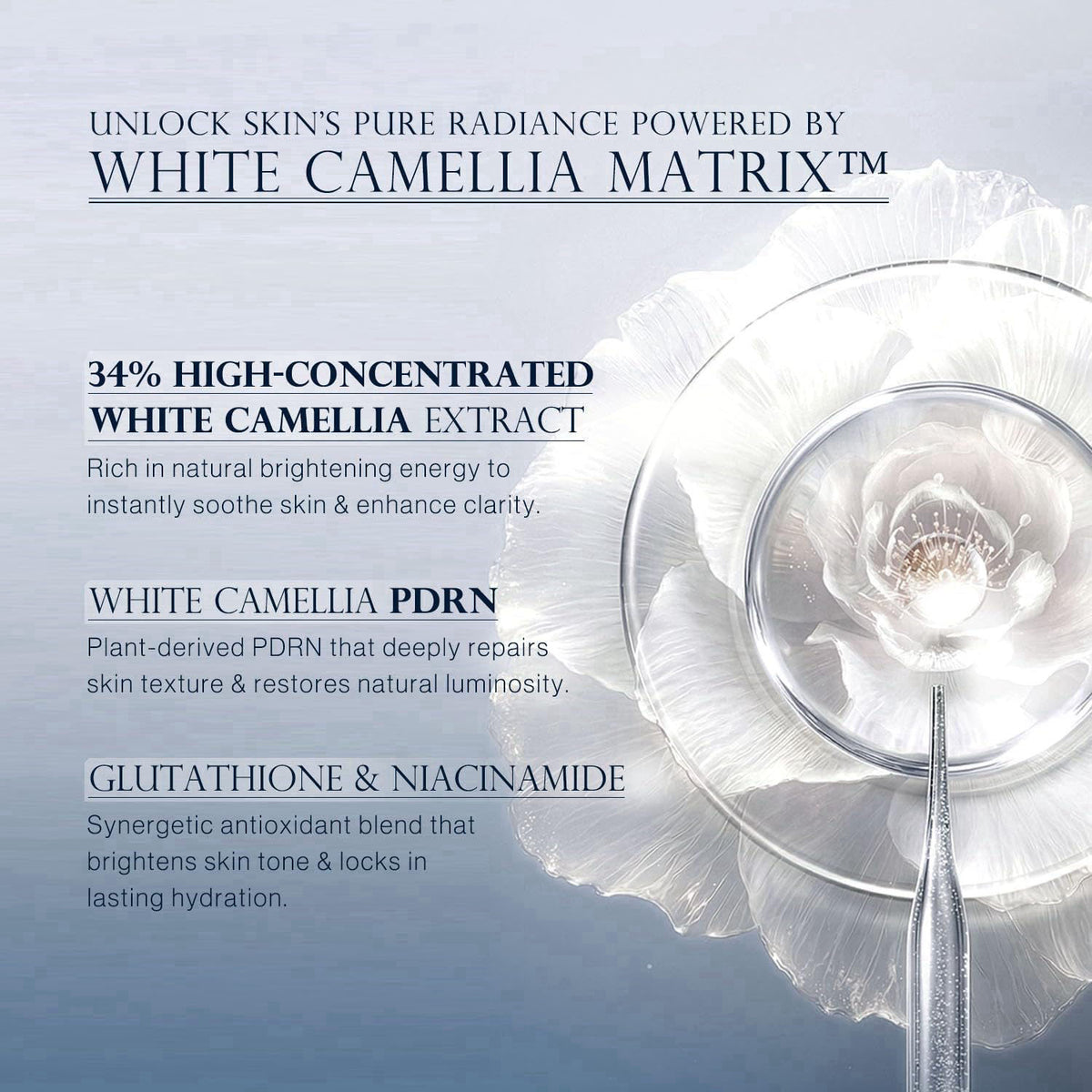 OHIR White Camellia Glutathione Cream, 50ml/1.69 fl oz – packaging and label