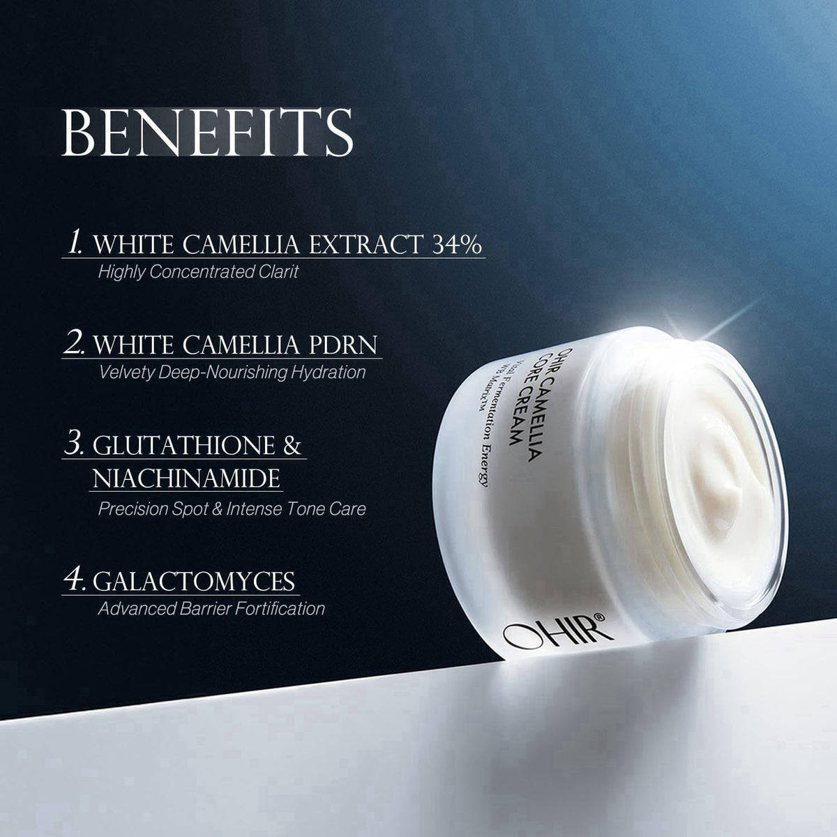 OHIR – Face Moisturizers on display