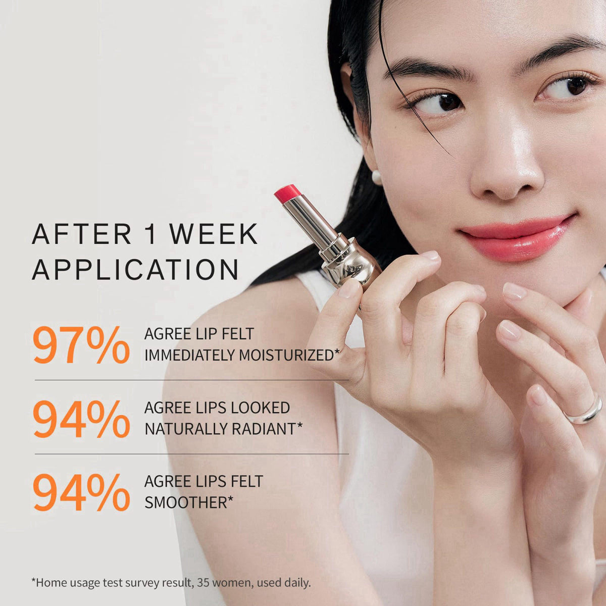 Sulwhasoo Perfecting Lip Color | Korean Tinted Lip Balm – back view and specifications